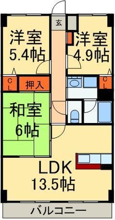 シルキーガーデンの物件間取画像